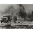 thumbnail image 1 of Royal Army Medical Corps Ambulance Convoy Under Attack In The Western Desert History (24 x 18), 1 of 2