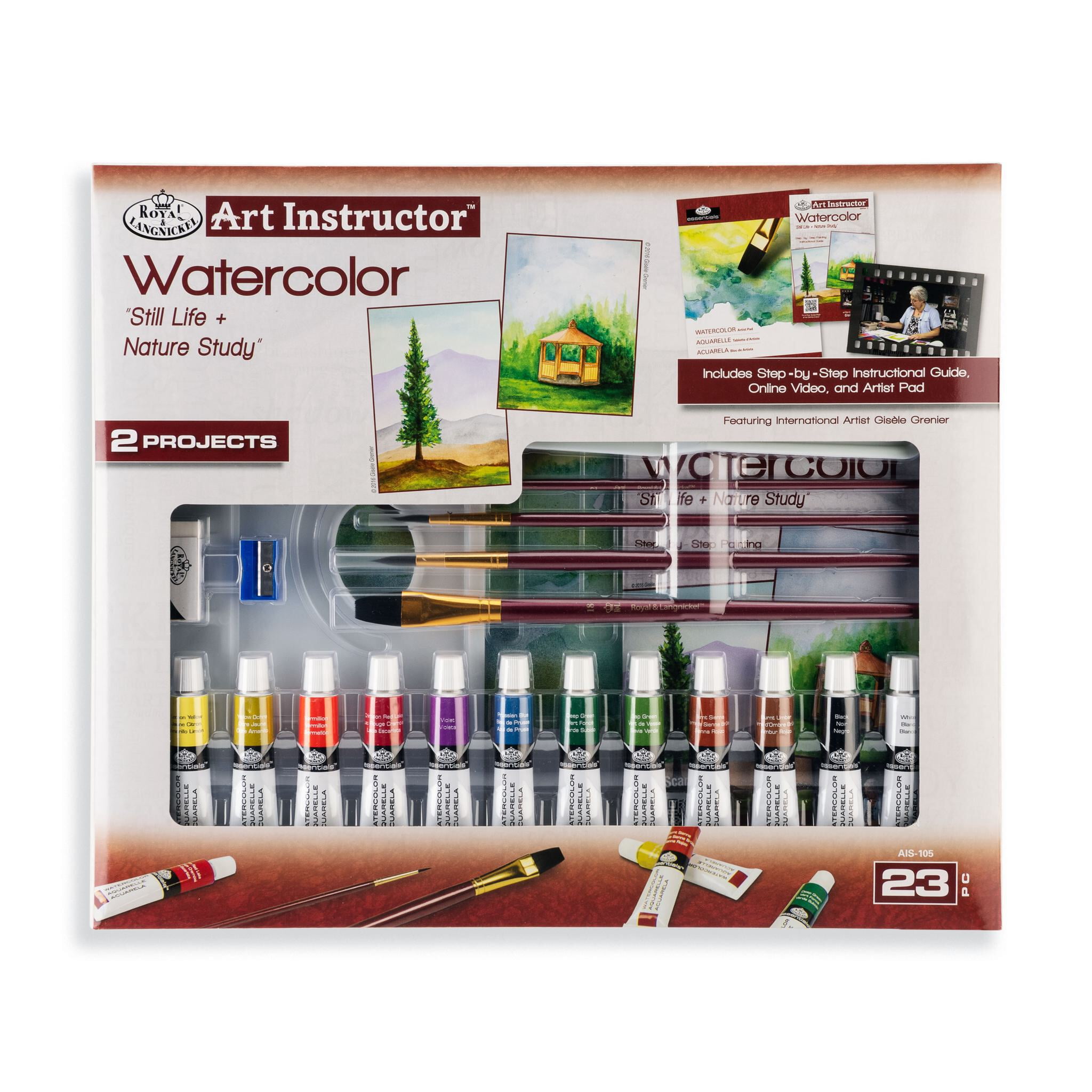 Royal & Langnickel Still Life + Nature Study Watercolor Art Set - 23pc