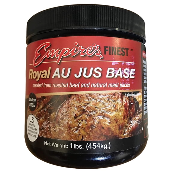 Royal Au Jus Roast Beef Base by Empires Finest 16oz. Restaurant Quality