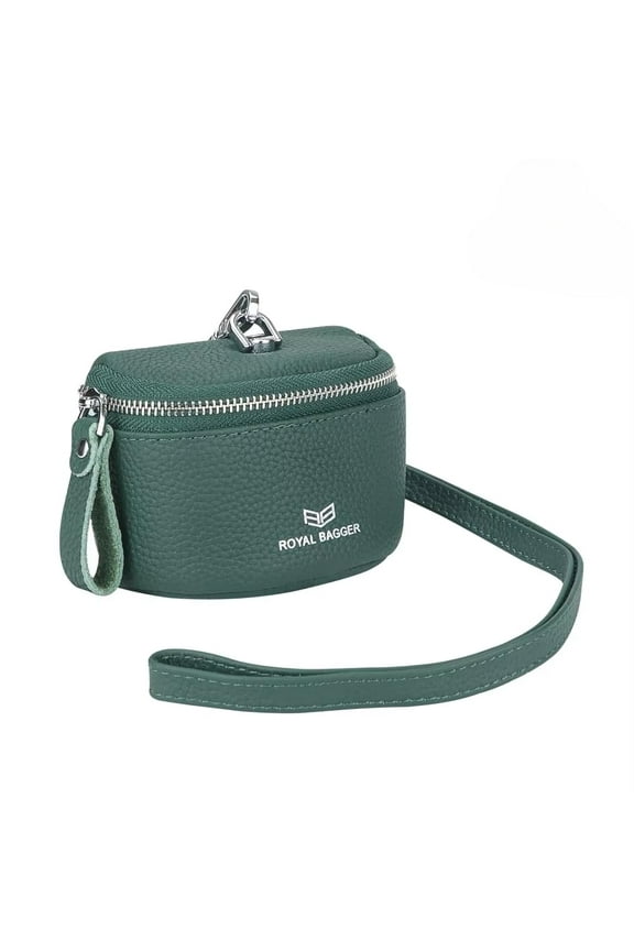 Cute Mini Coin Purse for Women - RFID Blocking, Genuine Leather Change Pouch Fashion Simple Storage Bag 2900