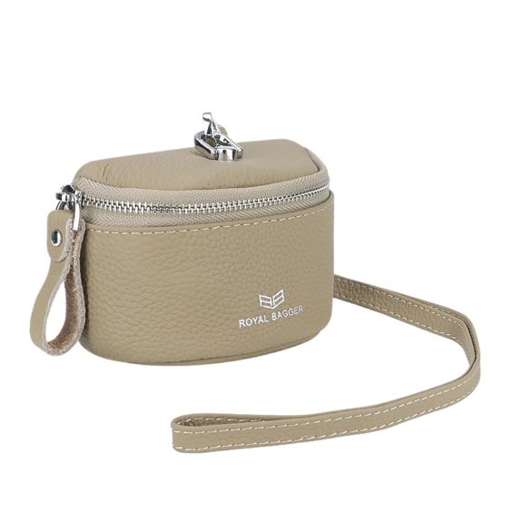 Royal Bagger Cute Mini Coin Purse for Women - RFID Blocking, Genuine Leather Change Pouch Fashion Simple Storage Bag 2900