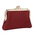 thumbnail image 1 of Royal Bagger Genuine Cow Leather Coin Purse: Retro, Compact & Versatile Dual Layer Storage for Women with Kiss Lock Design, 1 of 9