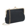 thumbnail image 1 of Royal Bagger Kiss Lock Wallets for Women, Fashion Casual Clutch Wallet Purse, Genuine Leather Mini Chain Crossbody Bag, 1 of 16
