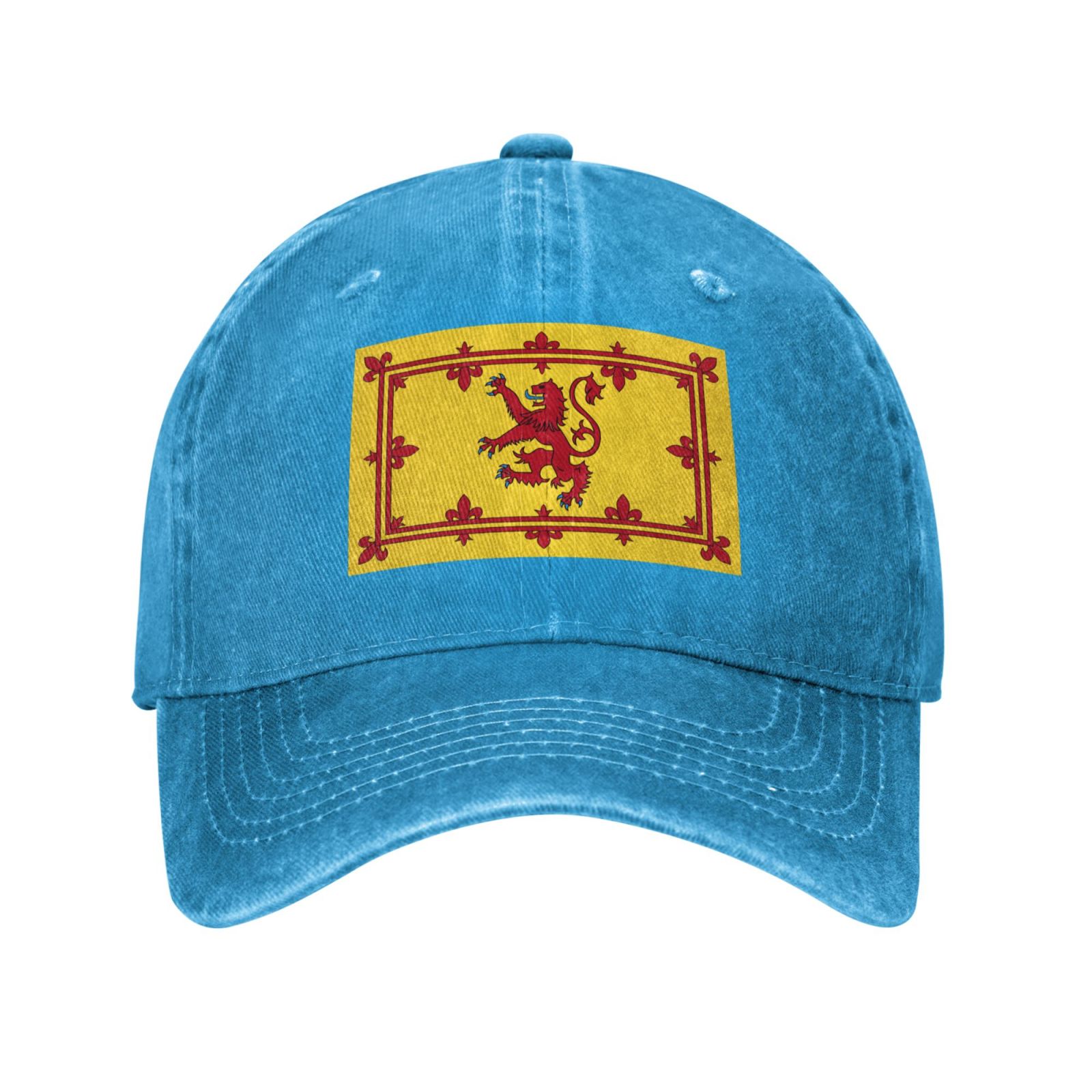 Unisex Cactus Love Vintage Denim Baseball Cap - Adjustable Cotton Dad Hat