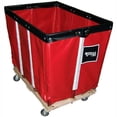 thumbnail image 1 of Royal Basket Trucks 4831602 6 Bushel-Standard-Duty Basket Truck with Vinyl Liner & 4 Swivel Casters, Red, 1 of 1