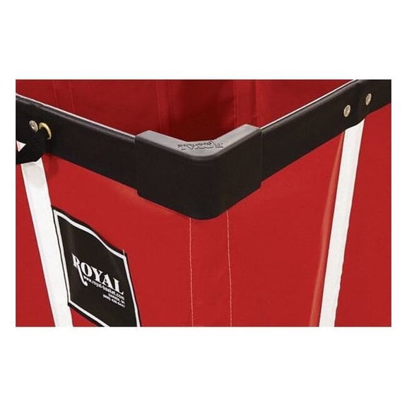Royal Basket Trucks Corner Bumper Kit,4 1/4 in L,Black,PK4 G00-BKX-BMK
