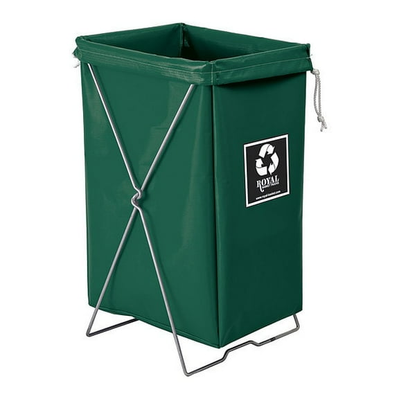 Royal Basket Trucks Steel/Vinyl Enviro Hamper Kit Green G00-EEX-EBK