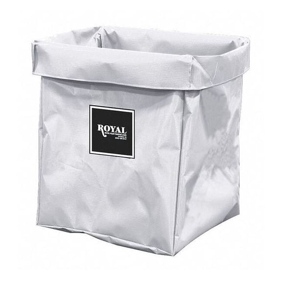 Royal Basket Trucks X-Frame Bag,8 Bushel,White Vinyl G08-WWX-XBN