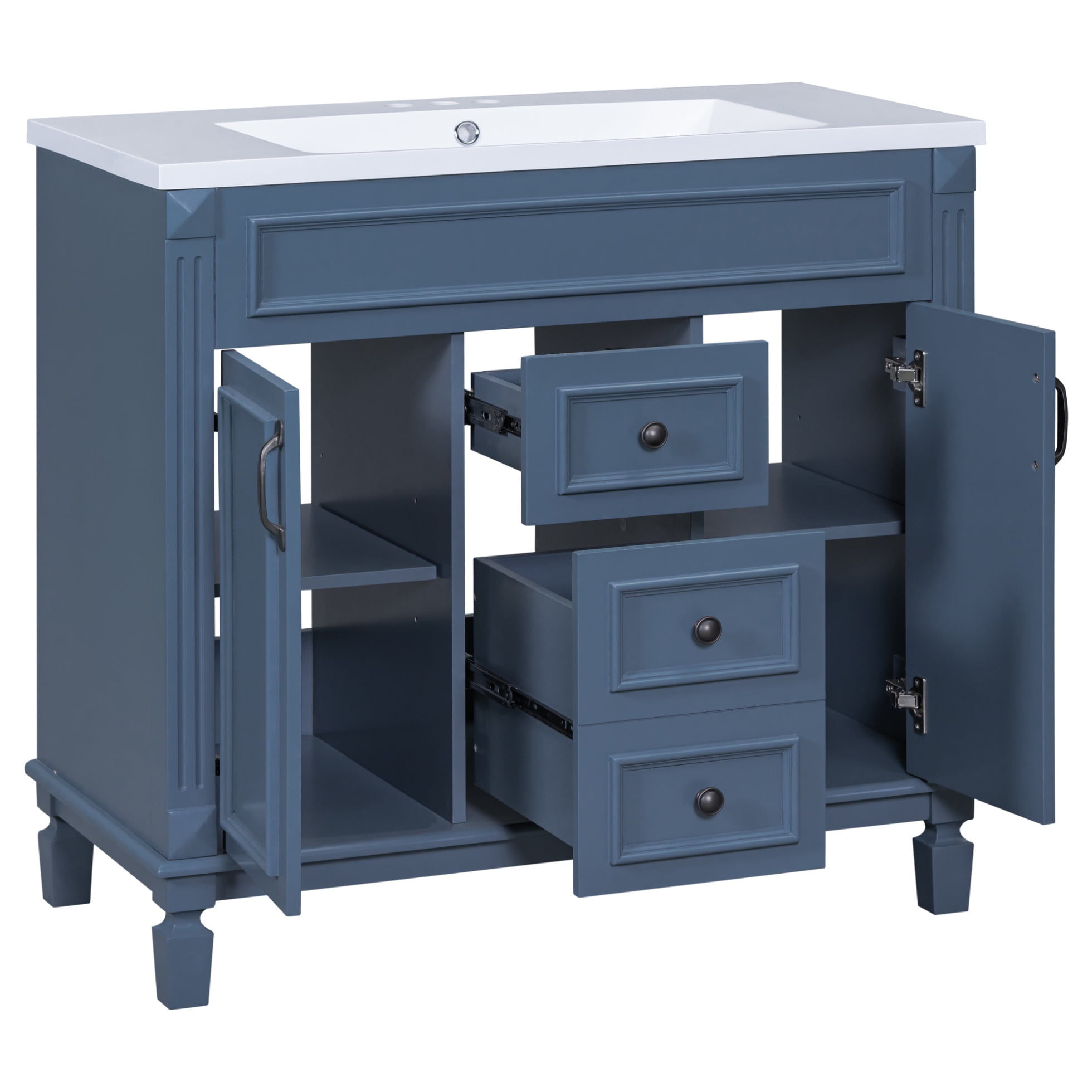 Royal Bathroom Vanity Without Sink, Royal Cabinet only, Freestanding ...