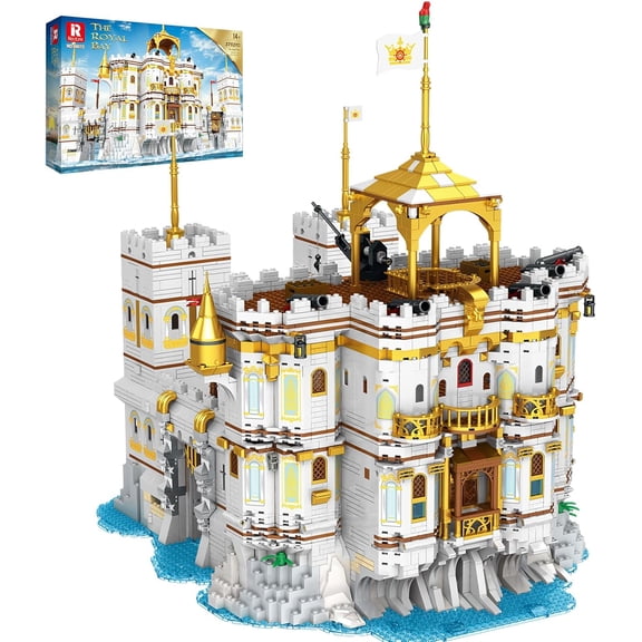 Royal Bay Castle Building Sets, Medieval Castle Building Kit 66013, Construction Building Toys for Boys Girls, Collectible Medieval Display Model Creative Gifts for Adults, Kids 14+ (3752PCS)