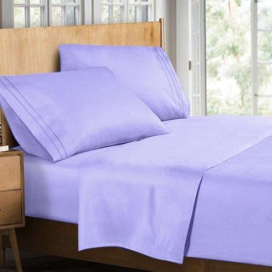 Lilac Queen Bamboo Microfiber 6-Piece Bed Sheet Set