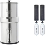 Royal Berkey Gravity-Fed Water Filter with 2 Black Berkey Elements and 2 PF-2 Fluoride and Arsenic Reduction Elements