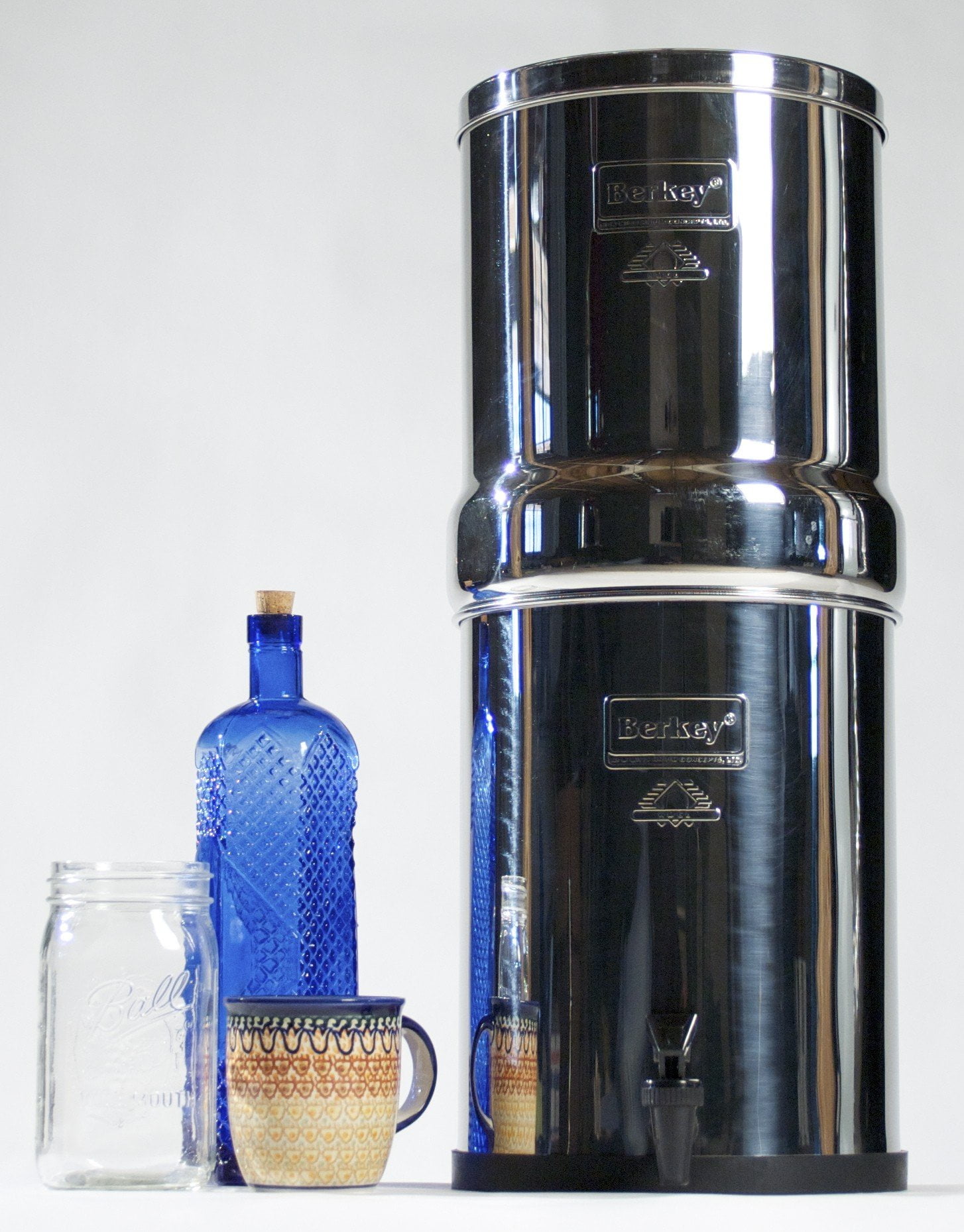 Berkey Royal Stainless Steel Gravity Water Filter System with 2 Black  Element and 2PF-2 Fluoride Filters