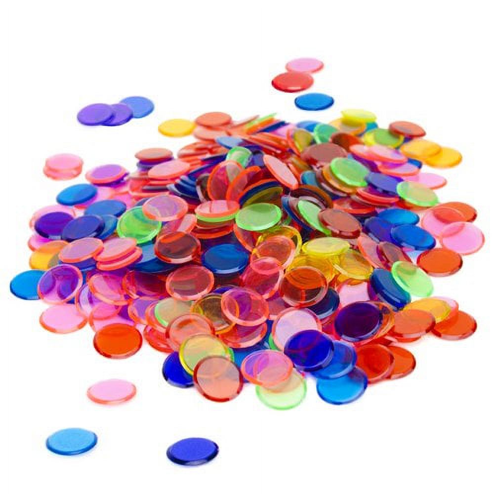 Plastic Bingo Chips, 150Pack