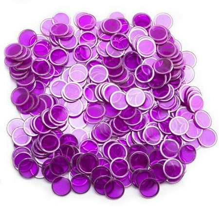 Royal Bingo Supplies Magnetic Bingo Chips, Easy Pick-Up, 300-pack Purple