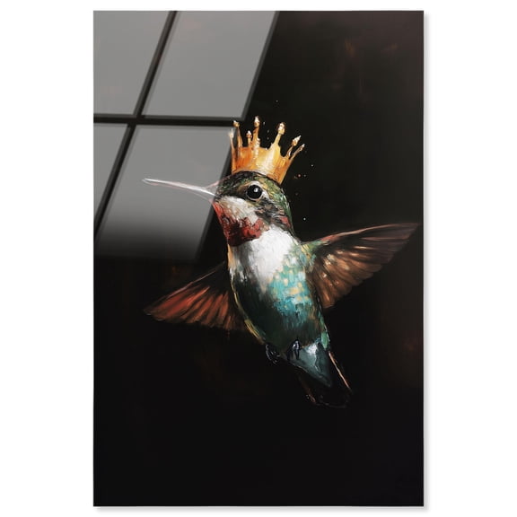 Royal Bird II Acrylic Bird Wall Art by Art Remedy, Ready to Hang, 10 x 15