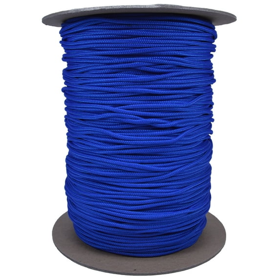Royal Blue 325 Cord 3 Strand Paracord - 1000 Foot Spool