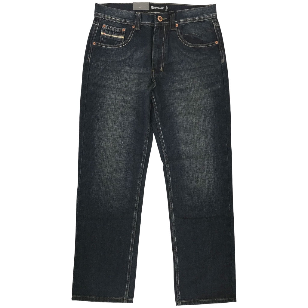 Men's Blue Straight Fit Jeans