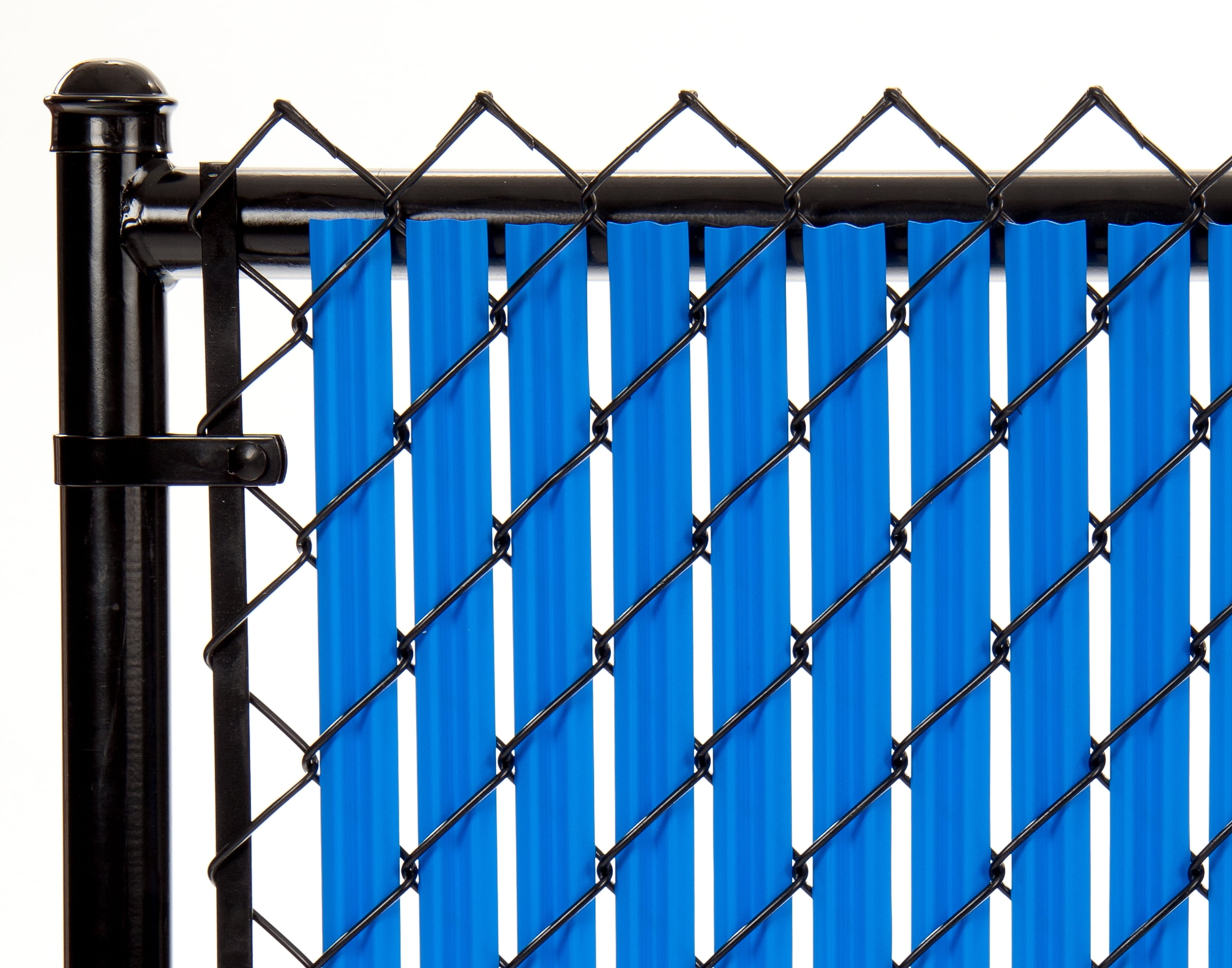 Royal Blue 8ft Ridged Slat for Chain Link Fence