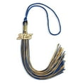 thumbnail image 1 of Endea Graduation Royal Blue/Antique Gold Mixed Color Graduation Tassel with Gold Date Drop, 1 of 11