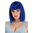 thumbnail image 1 of Royal Blue Bob Wig, 1 of 4