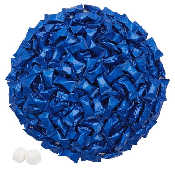 Royal Blue Buttermints Individually Wrapped Bulk Candy, 110 Count