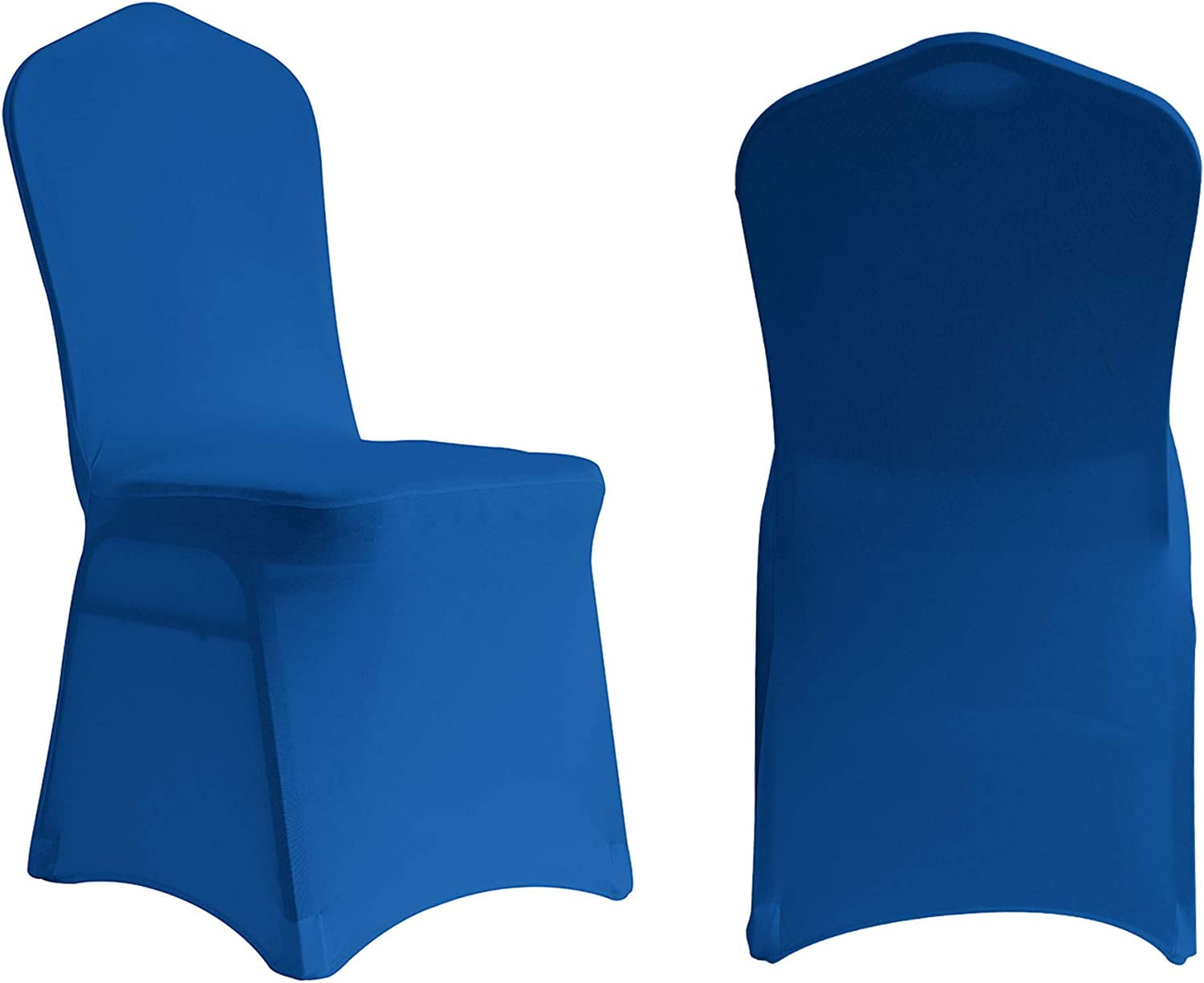 Royal Blue Chair Covers 20 PCS Spandex Slipcovers Universal Stretch Banquet Chair Covers High