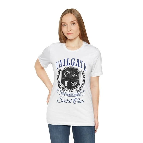 Royal Blue Cute Varsity Style Tailgate Gameday Football Unisex Shirt