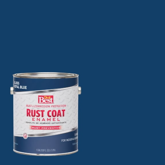 Royal Blue Enamel Spray Paint - Rust Resistant, Indoor/Outdoor - 2 Pack