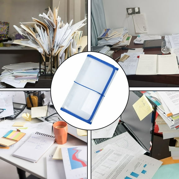 Royal Blue Financial Invoice Organizer - Vat Receipt Storage With Multiple Labeled Pockets (Durable)