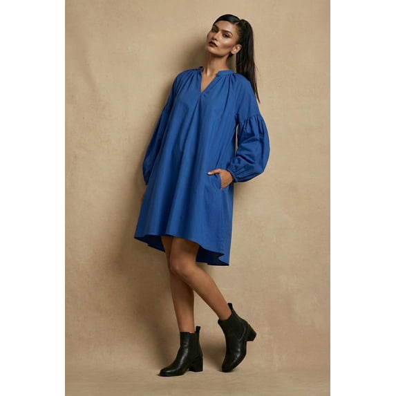 Royal Blue High Low Dress