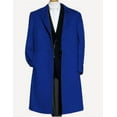 thumbnail image 1 of Royal Blue ~ Indigo ~ Saphire ~ Bright Blue Soft Wool Overcoat Winter Men's Topcoat Sale, 1 of 1