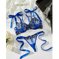 thumbnail image 1 of Royal Blue Lingerie Butterfly Set, 1 of 5