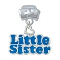 thumbnail image 1 of Royal Blue ''Little Sister'' with Heart - Nurse Hat Charm Bead, 1 of 1