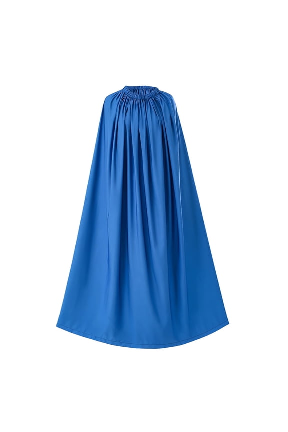 Royal Blue Outdoor Changing Robe, Quick-Drying Polyester Beach Changing Poncho, Full Privacy, Easy Wear