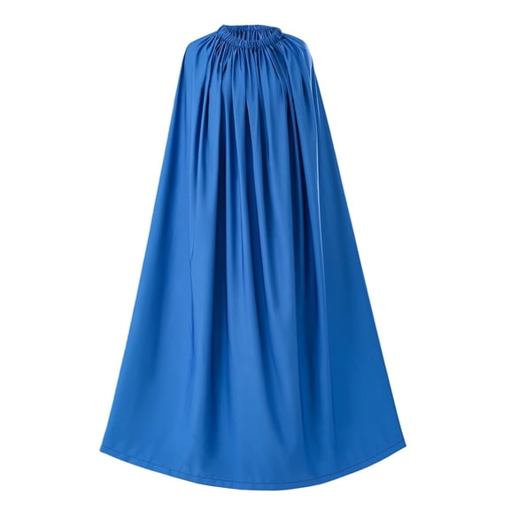 Royal Blue Outdoor Changing Robe, Quick-Drying Polyester Beach Changing Poncho, Full Privacy, Easy Wear