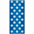 thumbnail image 1 of Unique Polka Dots Cellophane Bags, 14" x 5.63" (Pack Of 20), Royal Blue, 1 of 2