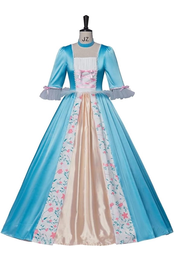 Royal Blue Princess Gown - Erika & Anneliese Inspired Ball Dress