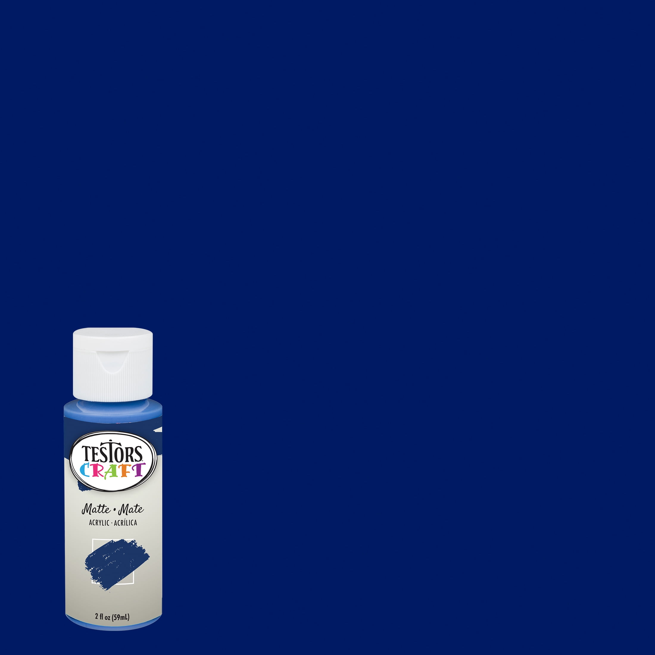 Royal Blue, RustOleum Testors Craft Matte Acrylic Paint 297431A, 2 oz