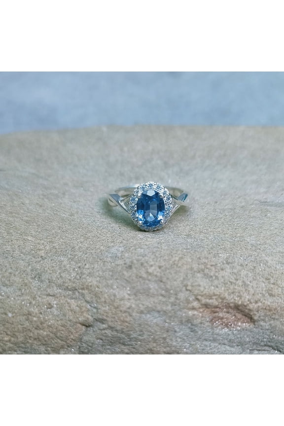 Royal Blue Sapphire Ring, Handmade Blue Sapphire Ring, Sapphire Solitaire Ring, Ceylon Blue Sapphire Ring for Men's, Gift for Her.