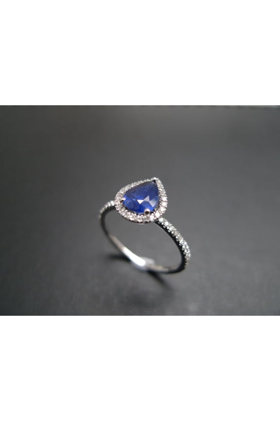 Royal Blue Sapphire Ring, Handmade Blue Sapphire Ring, Sapphire Solitaire Ring, Ceylon Blue Sapphire Ring for Men's, Gift for Her.