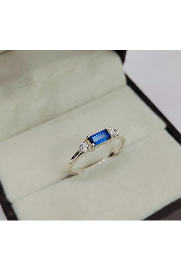 Royal Blue Sapphire Ring, Handmade Blue Sapphire Ring, Sapphire Solitaire Ring, Ceylon Blue Sapphire Ring for Men's, Gift for Her.