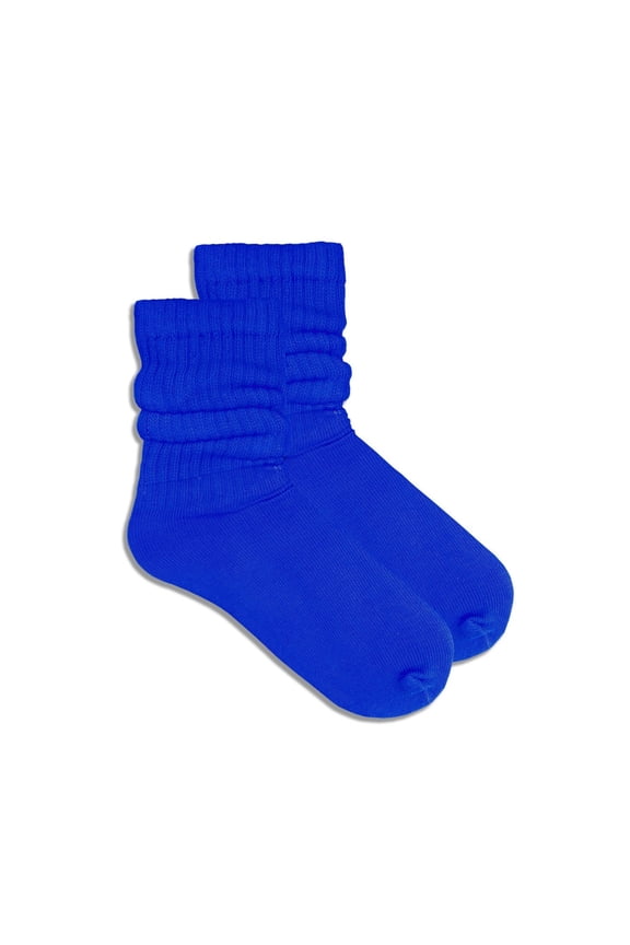 Royal Blue Slouch Socks Color: Royal Blue, Size: Medium