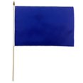 thumbnail image 1 of Royal Blue Solid Color 12x18in Stick Flag, 1 of 1
