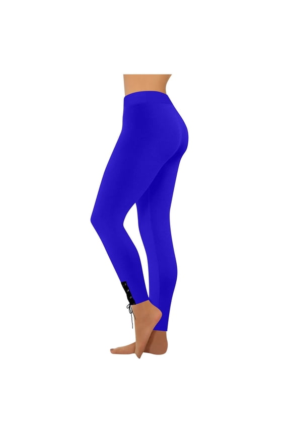 Royal Blue Teen Girls Flare Bell Bottom Tie Knot Basic Long Boot Cut Leg Pants Leggings Tights Sweat Pants for Women Sport Athletic Yoga Casual Summer Fall Tights 2026 S