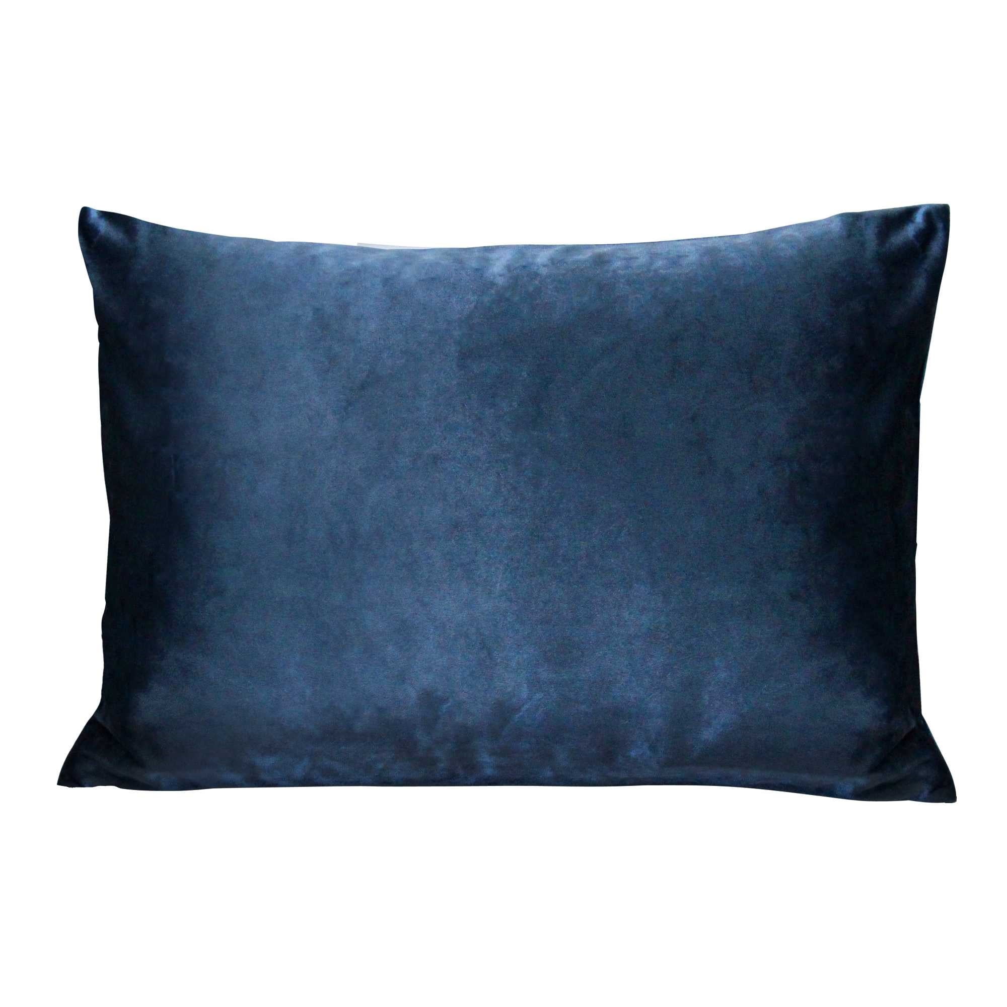 The Navy Blue Pintuck Extra Long Lumbar Throw Pillow