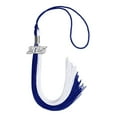 thumbnail image 1 of Endea Graduation Royal Blue/White Graduation Tassel with Silver Date Drop, 1 of 2
