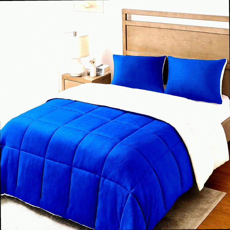 Queen size fleece comforter shop
