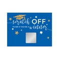 thumbnail image 1 of Koyal Wholesale Royal Blue Gold Graduation Scratch Game Cards, 30-Pack, 1 of 2