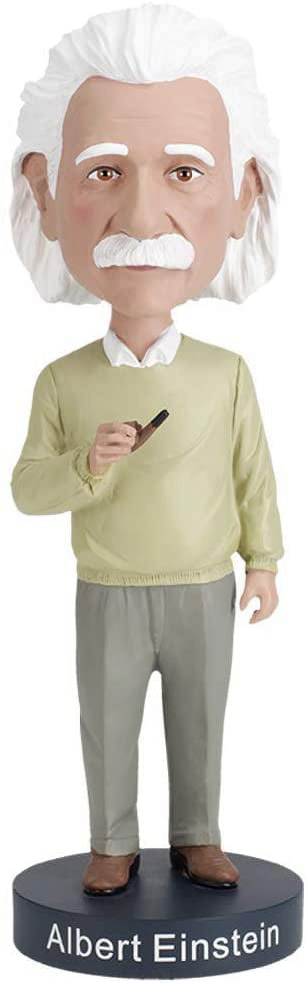 Royal Bobbles Albert Einstein Bobblehead, Premium Polyresin Lifelike Figure, Unique Serial Number, Exquisite Detail